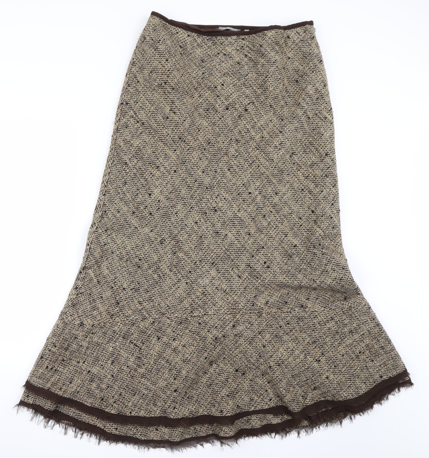 Per Una Womens Brown   A-Line Skirt Size 14