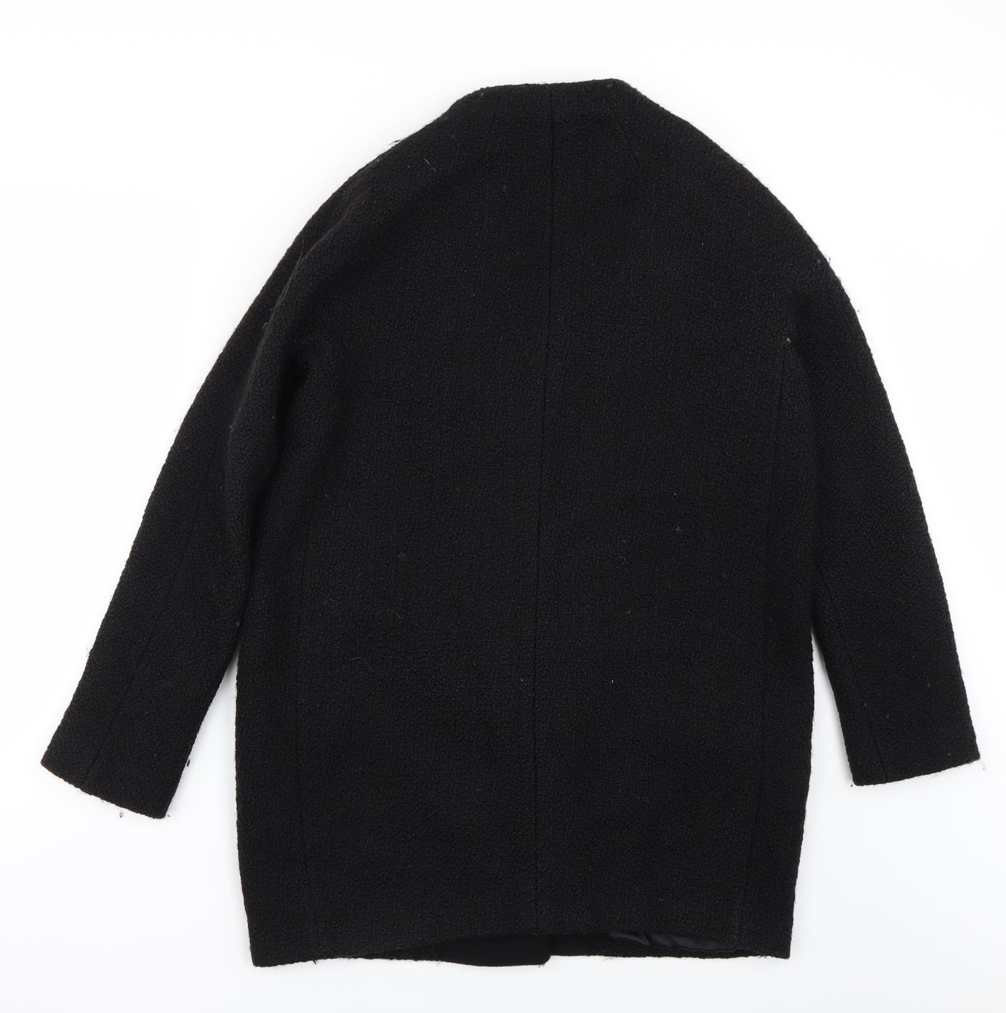 Jaeger Womens Black   Overcoat Jacket Size 10