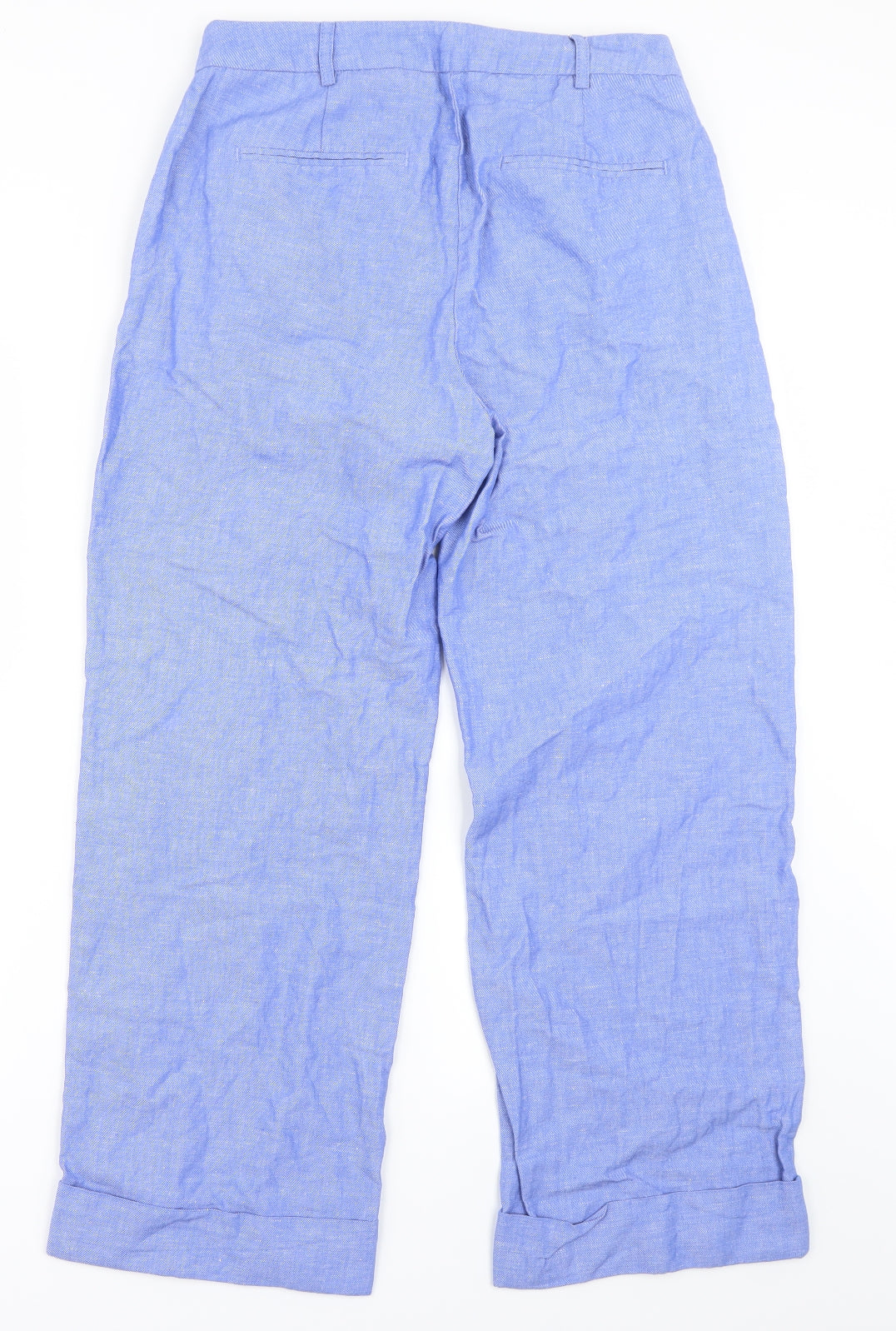 Marks and Spencer Womens Blue   Trousers  Size 10 L26 in