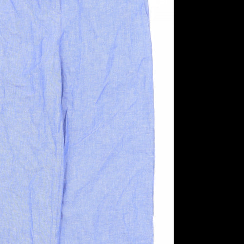 Marks and Spencer Womens Blue   Trousers  Size 10 L26 in