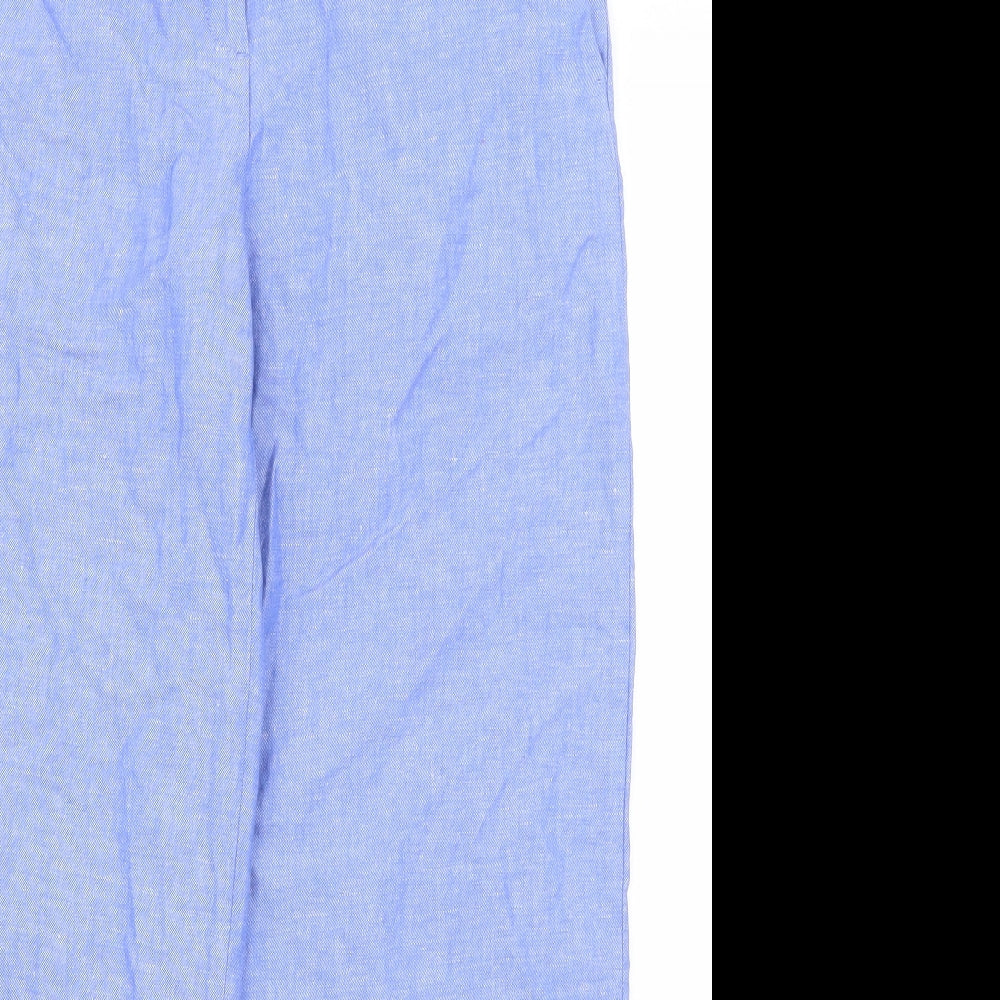 Marks and Spencer Womens Blue   Trousers  Size 10 L26 in