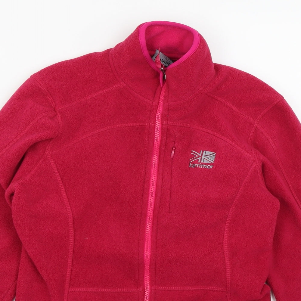 Karrimor Girls Pink   Full Zip Sweatshirt Size 13 Years