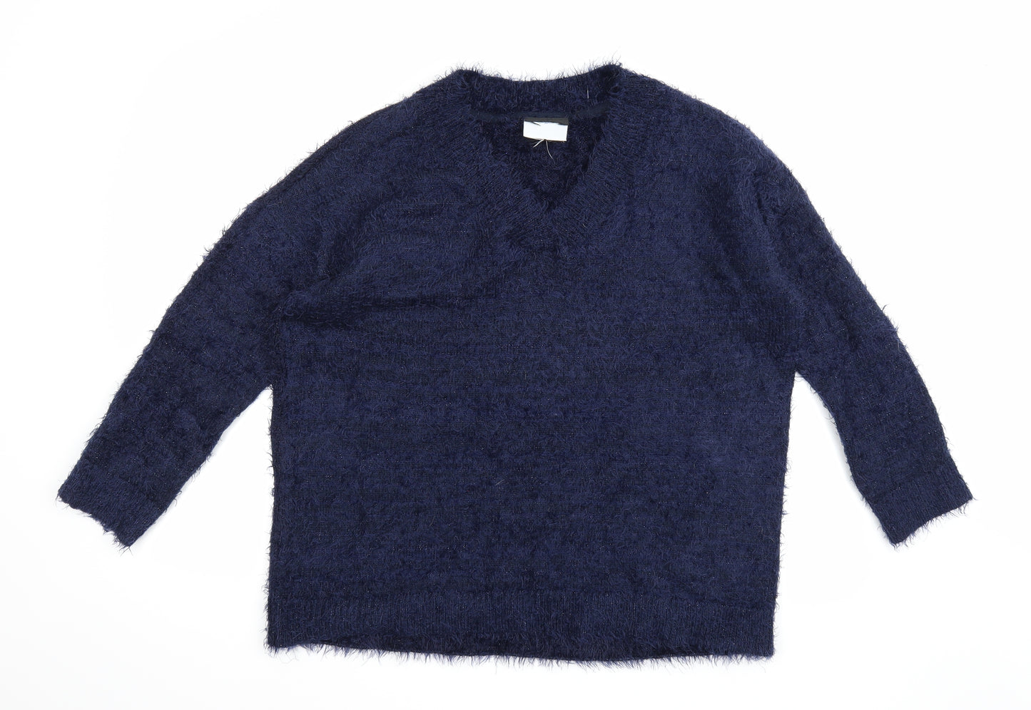 Preworn Womens Blue  Knit Pullover Jumper Size M