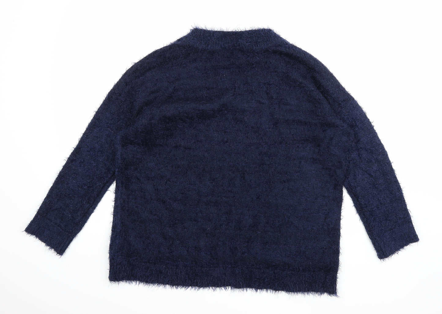 Preworn Womens Blue  Knit Pullover Jumper Size M