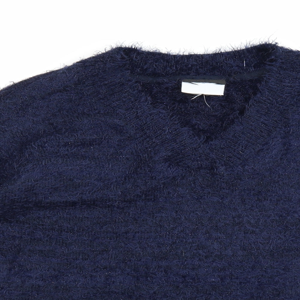 Preworn Womens Blue  Knit Pullover Jumper Size M