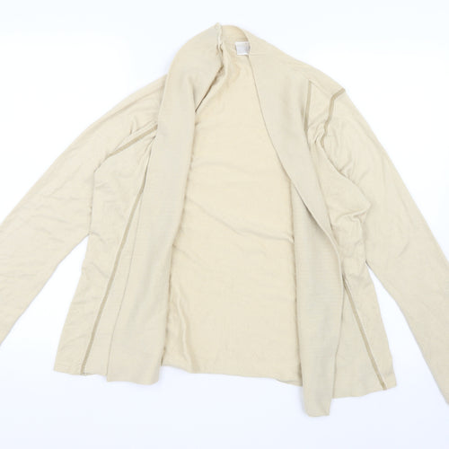 Offshoot Womens Beige  Knit Cardigan Jumper Size M