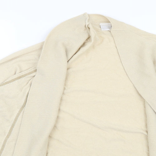 Offshoot Womens Beige  Knit Cardigan Jumper Size M
