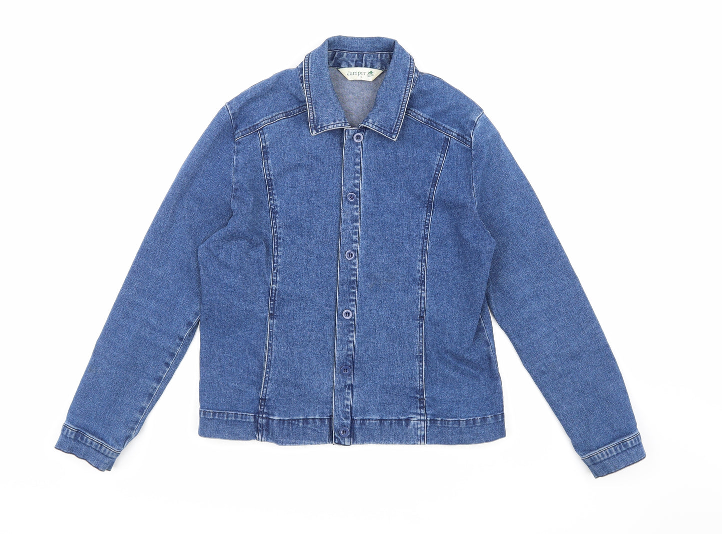 Jumper Womens Blue  Denim Jacket  Size 14