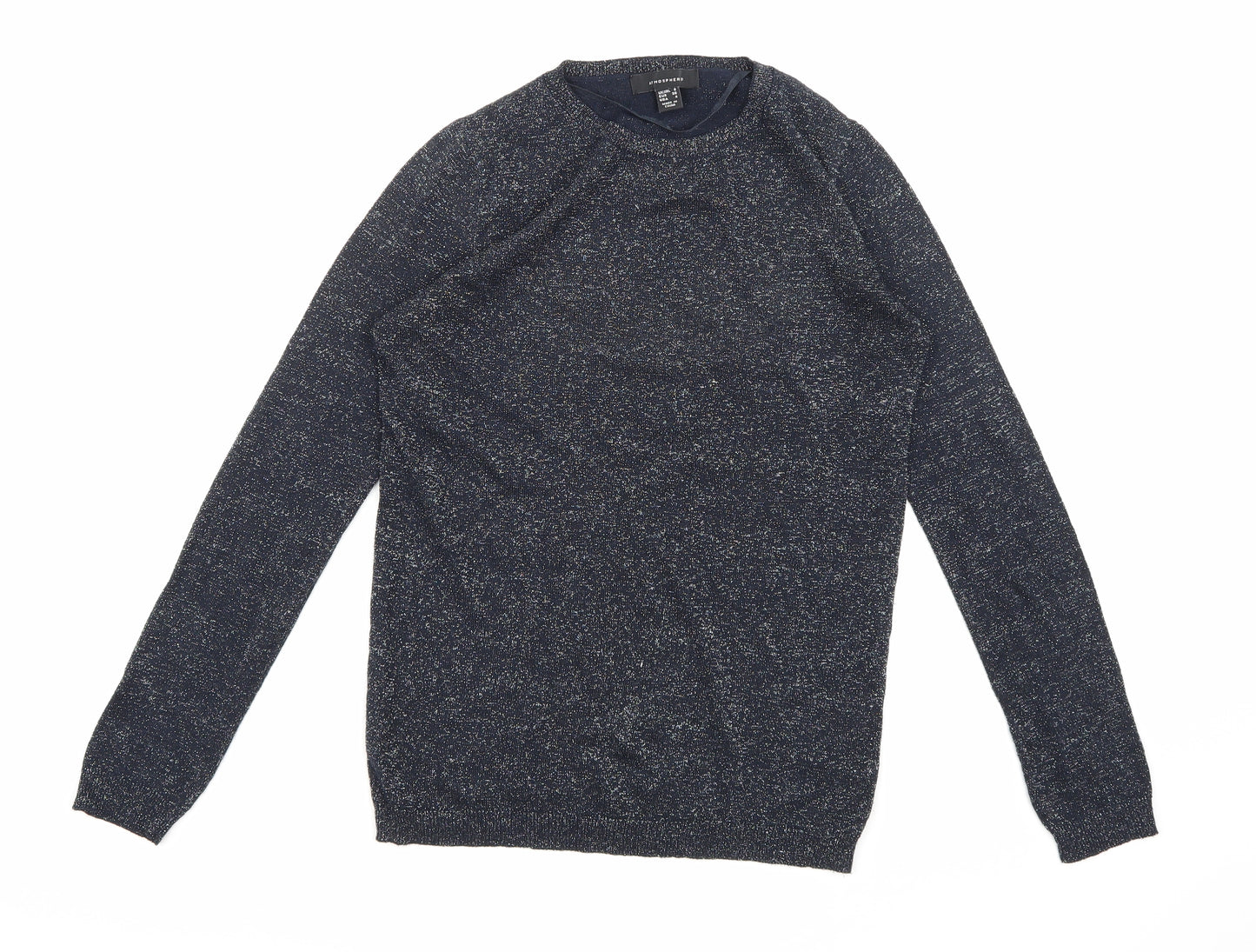 Atmosphere Womens Blue  Knit Pullover Jumper Size 8