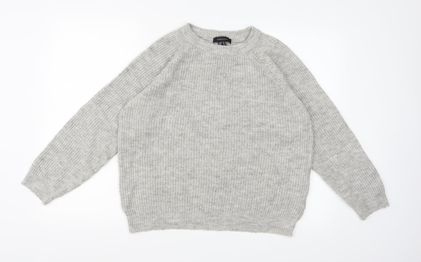 Atmosphere Womens Grey  Knit Pullover Jumper Size 12