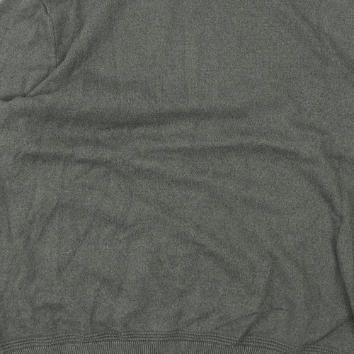 Topman Mens Green  Knit Pullover Jumper Size M