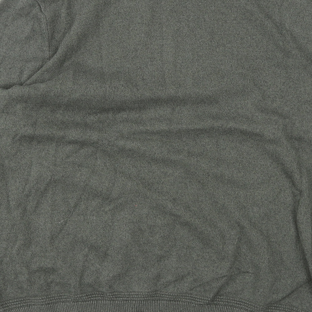 Topman Mens Green  Knit Pullover Jumper Size M