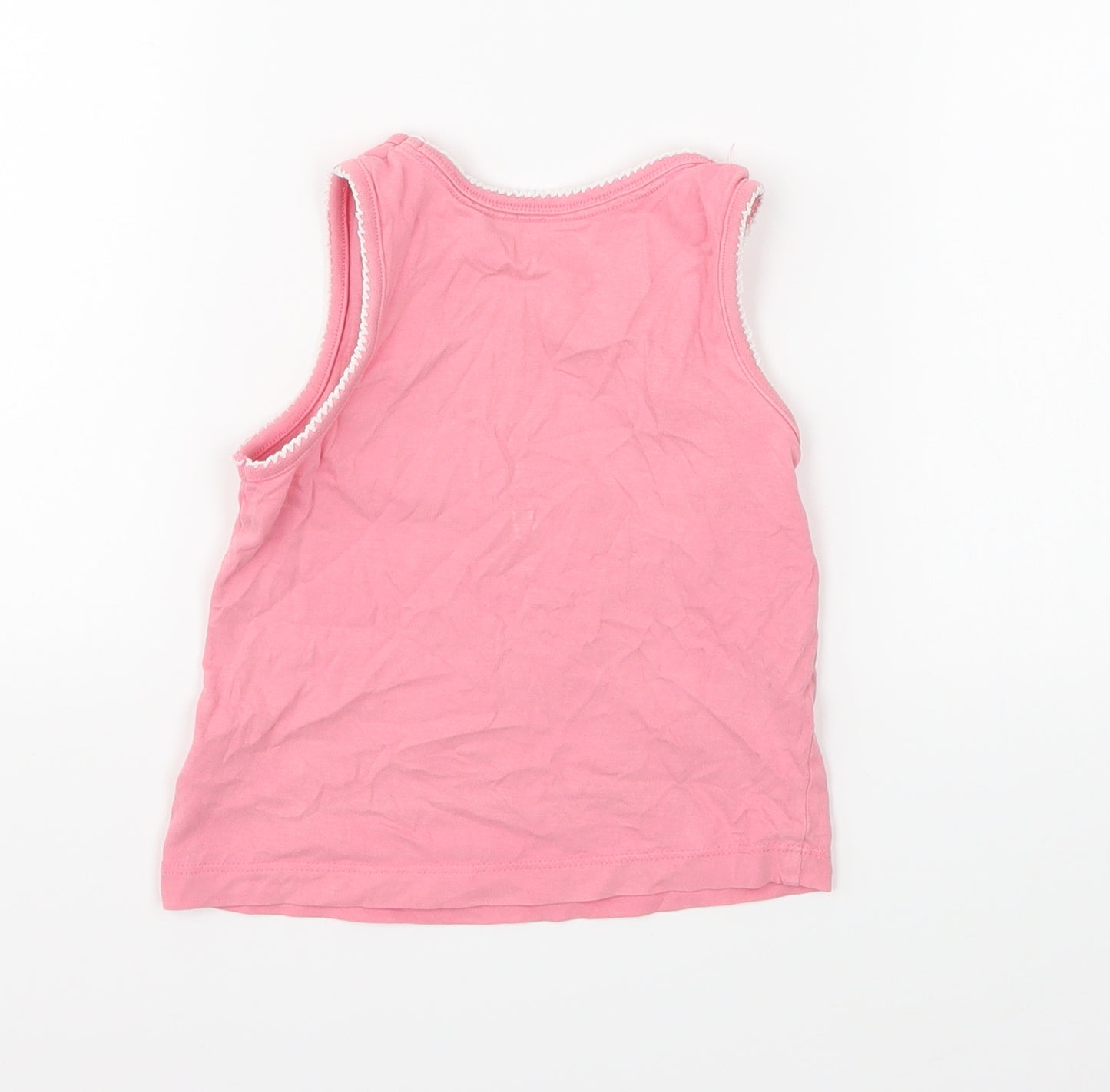 TU Girls Pink   Basic Tank Size 3-4 Years
