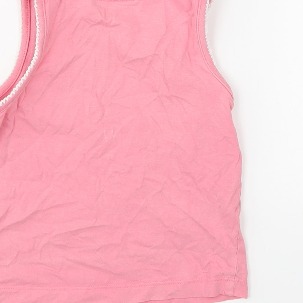 TU Girls Pink   Basic Tank Size 3-4 Years