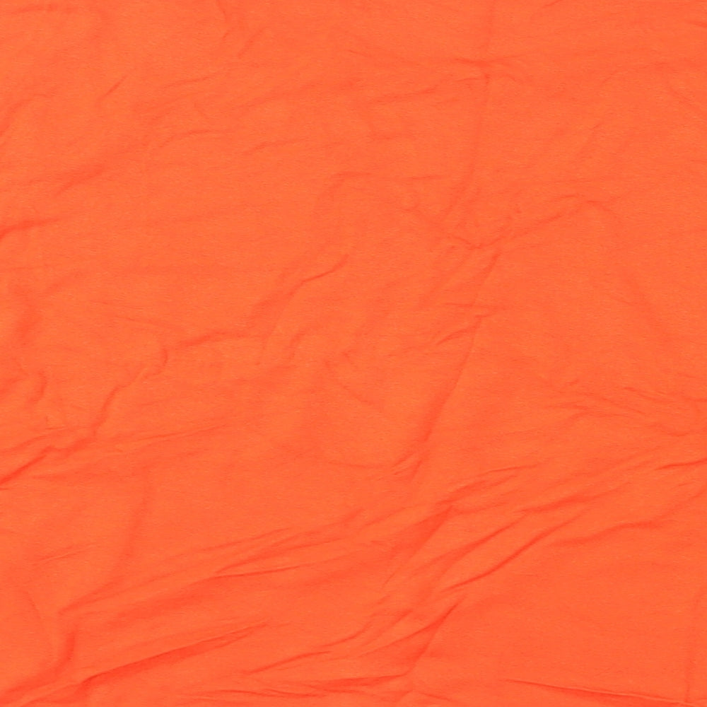 New Look Womens Orange   Cropped T-Shirt Size 14