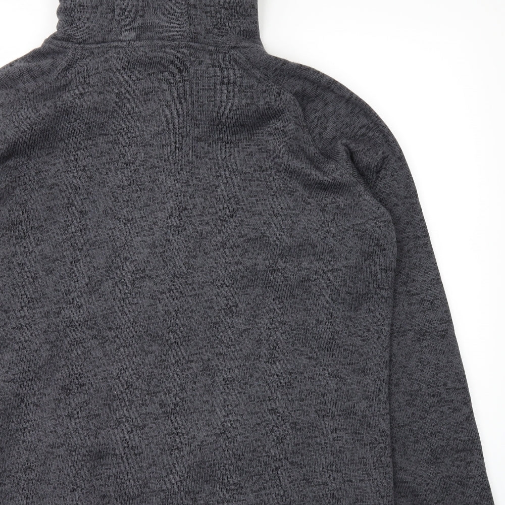 Tog Twenty Four Mens Grey  Knit Full Zip Jumper Size XL