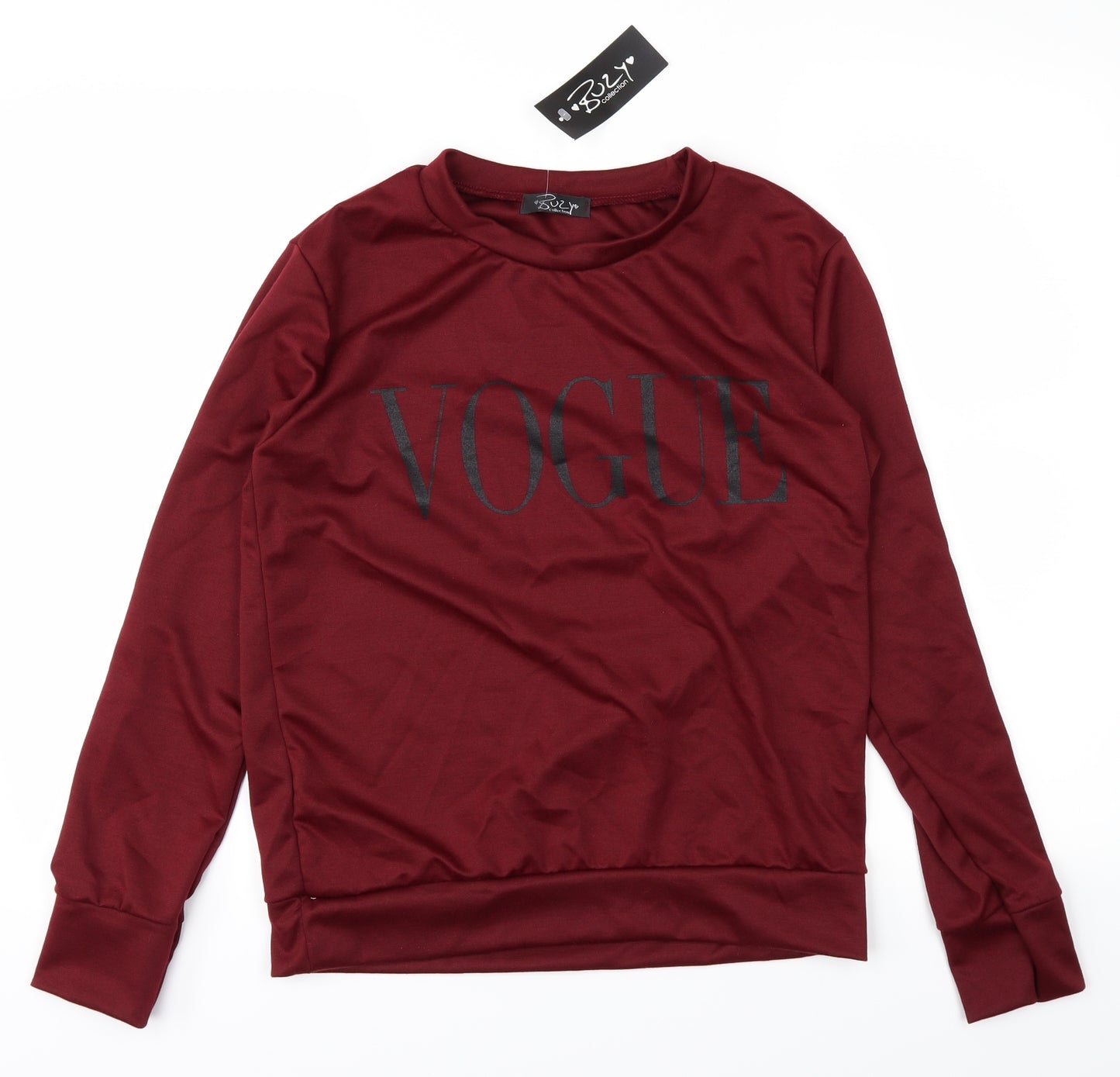 Buzy Womens Red   Basic T-Shirt Size S