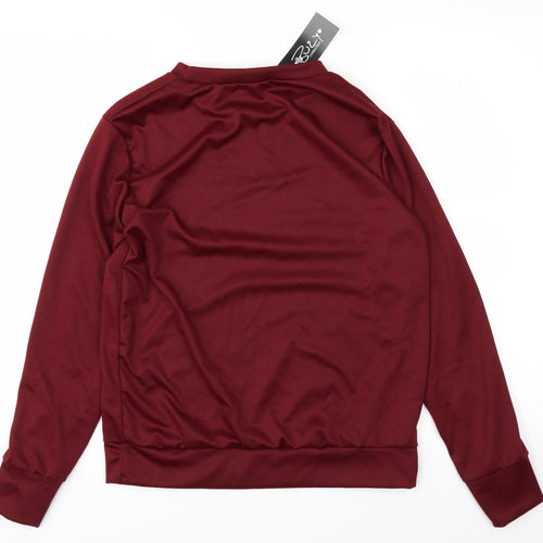 Buzy Womens Red   Basic T-Shirt Size S
