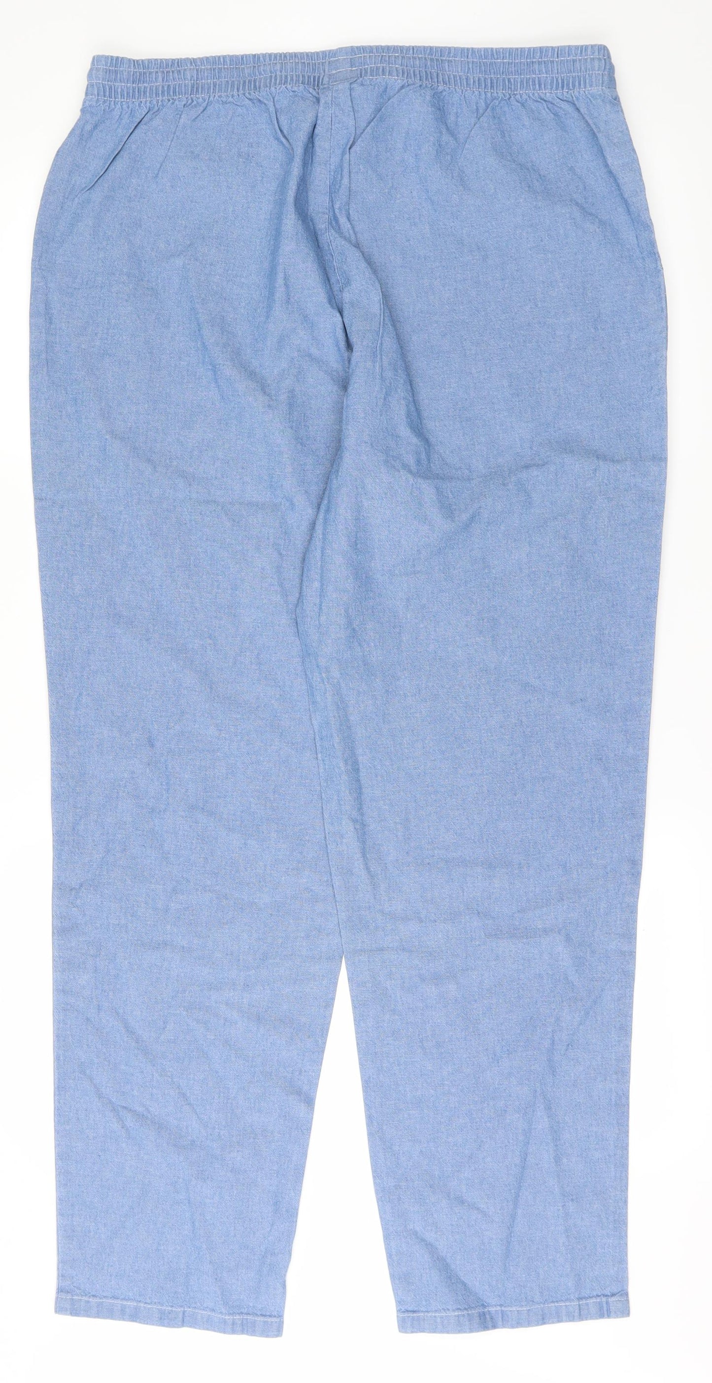 Damart Womens Blue   Trousers  Size 18 L30 in
