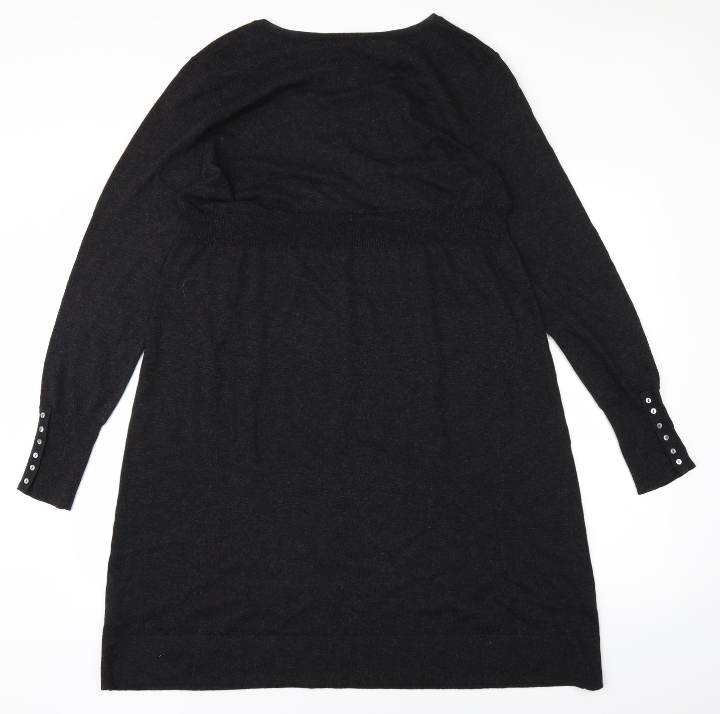 The White Company Womens Black   Fit & Flare  Size XL