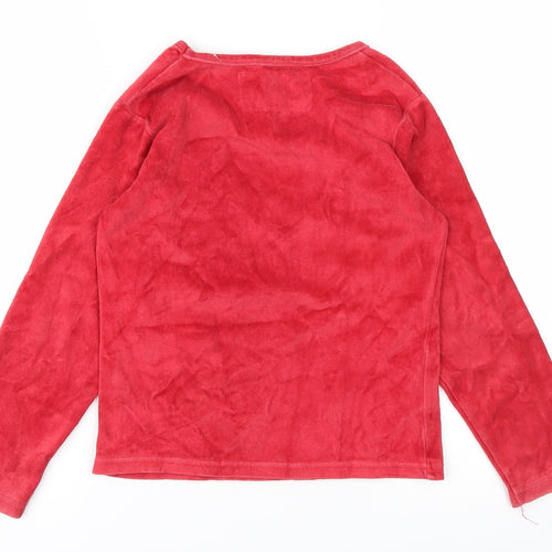 ELDYS Girls Red   Basic T-Shirt Size 6 Years