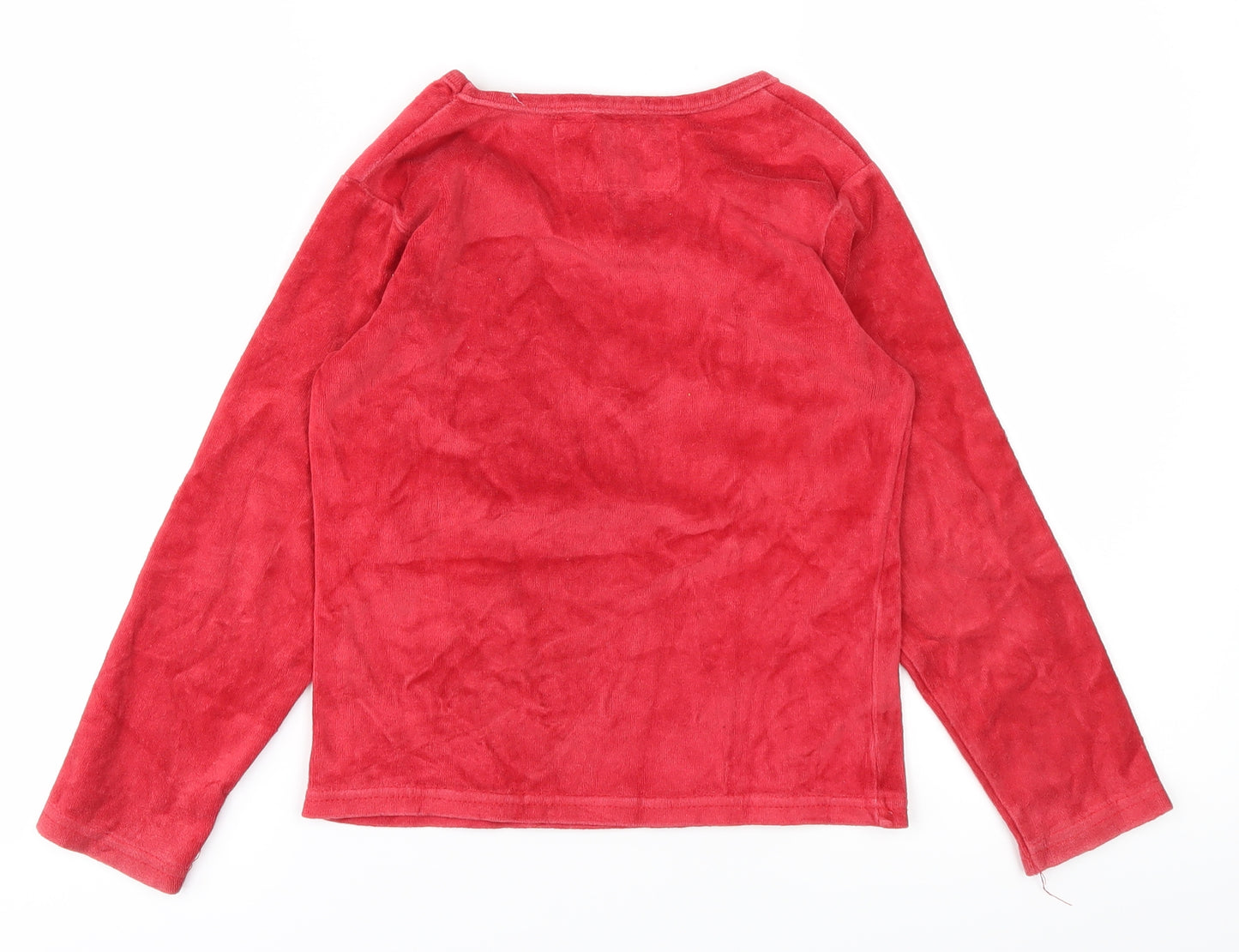 ELDYS Girls Red   Basic T-Shirt Size 6 Years