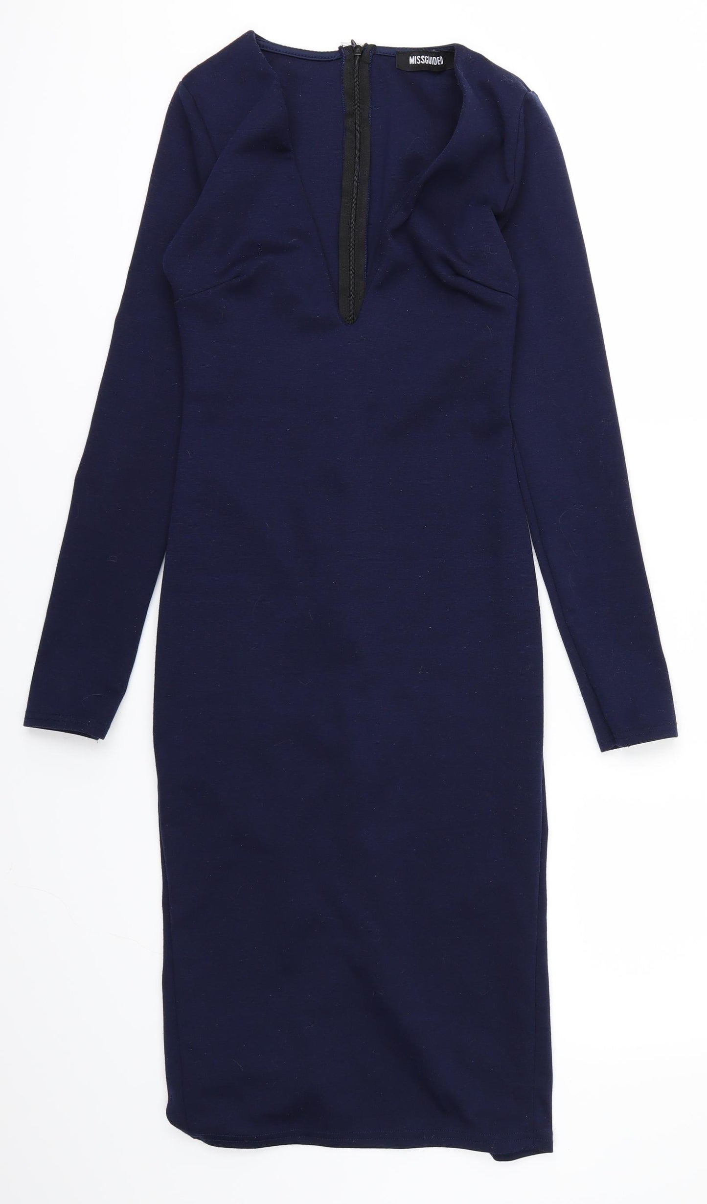 Missguided Womens Blue   Pencil Dress  Size 4