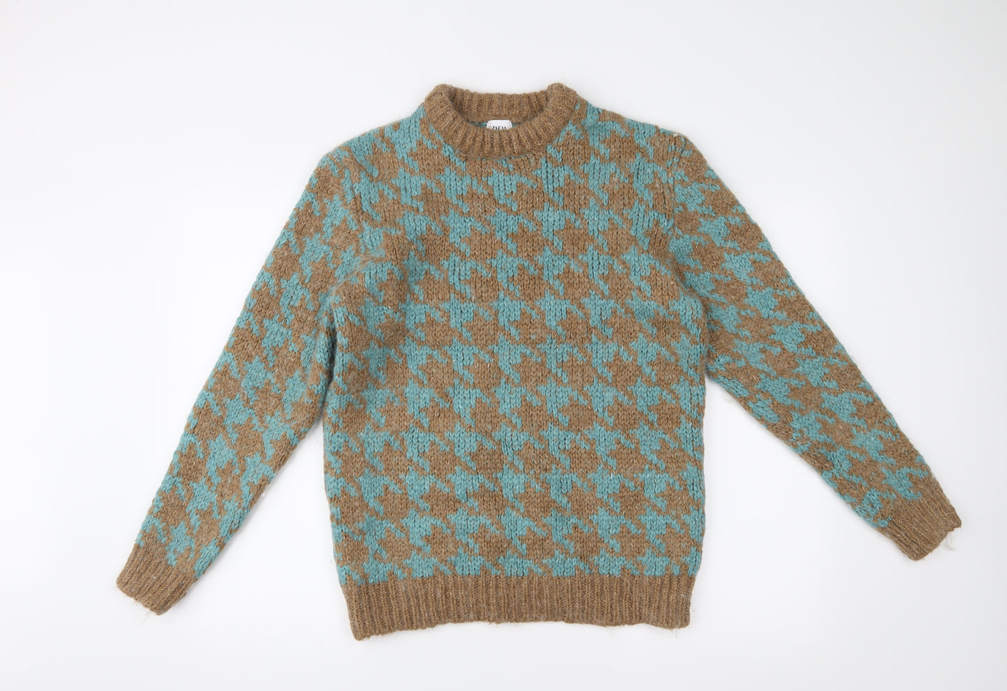 Zara Womens Blue   Pullover Jumper Size M