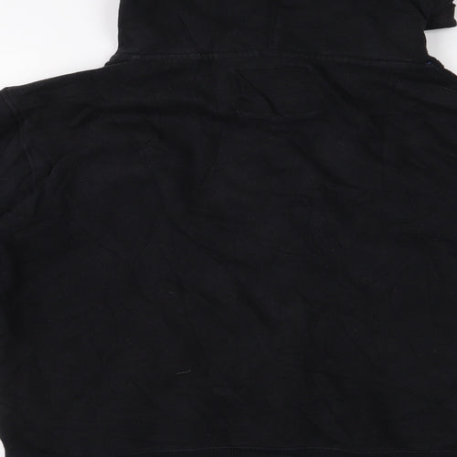 Cedar Wood State Mens Black   Full Zip Hoodie Size M