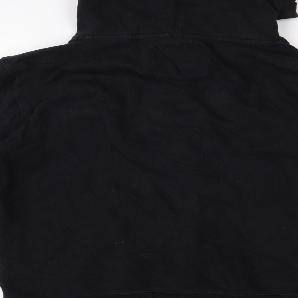 Cedar Wood State Mens Black   Full Zip Hoodie Size M
