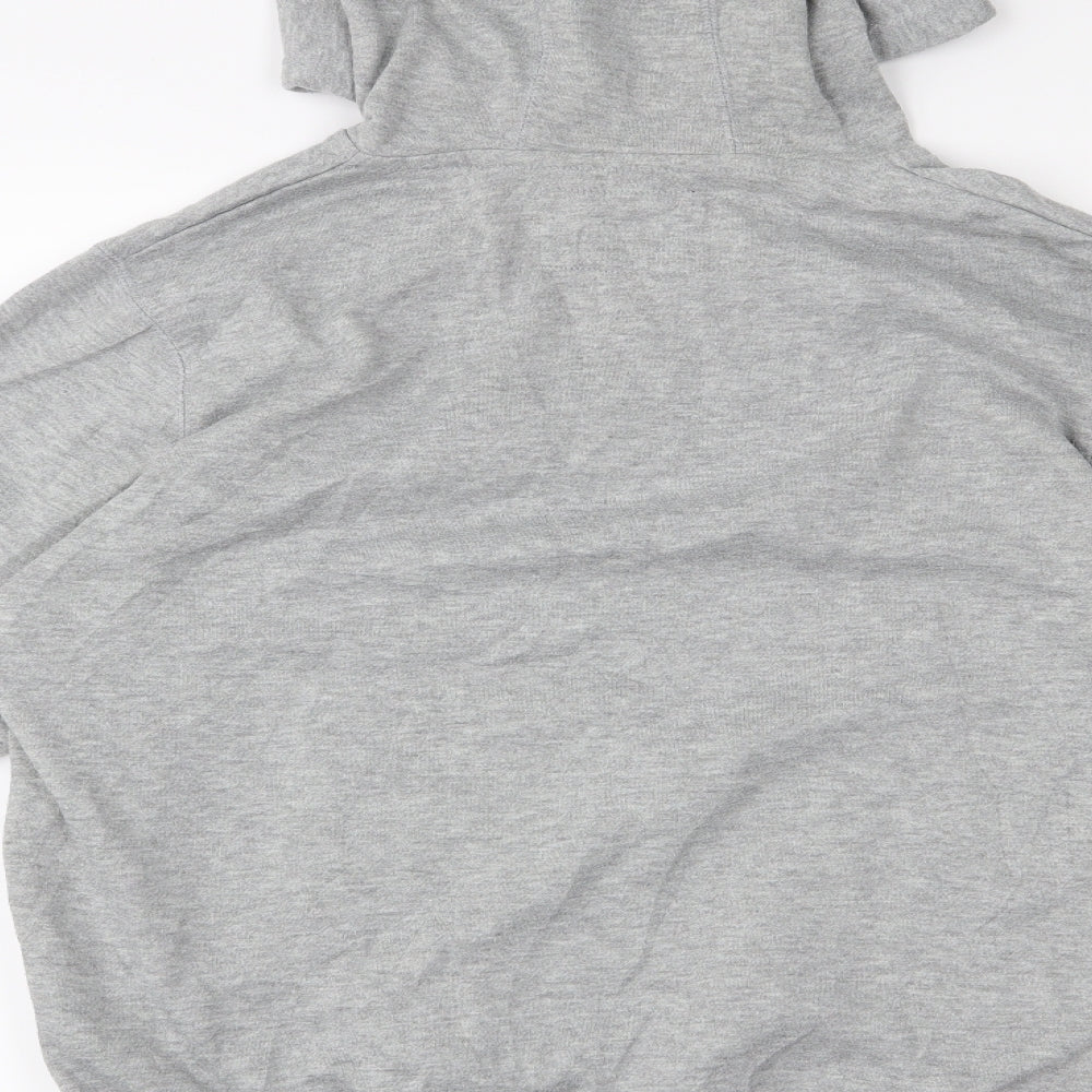 Deepwave Mens Grey   Pullover Hoodie Size L