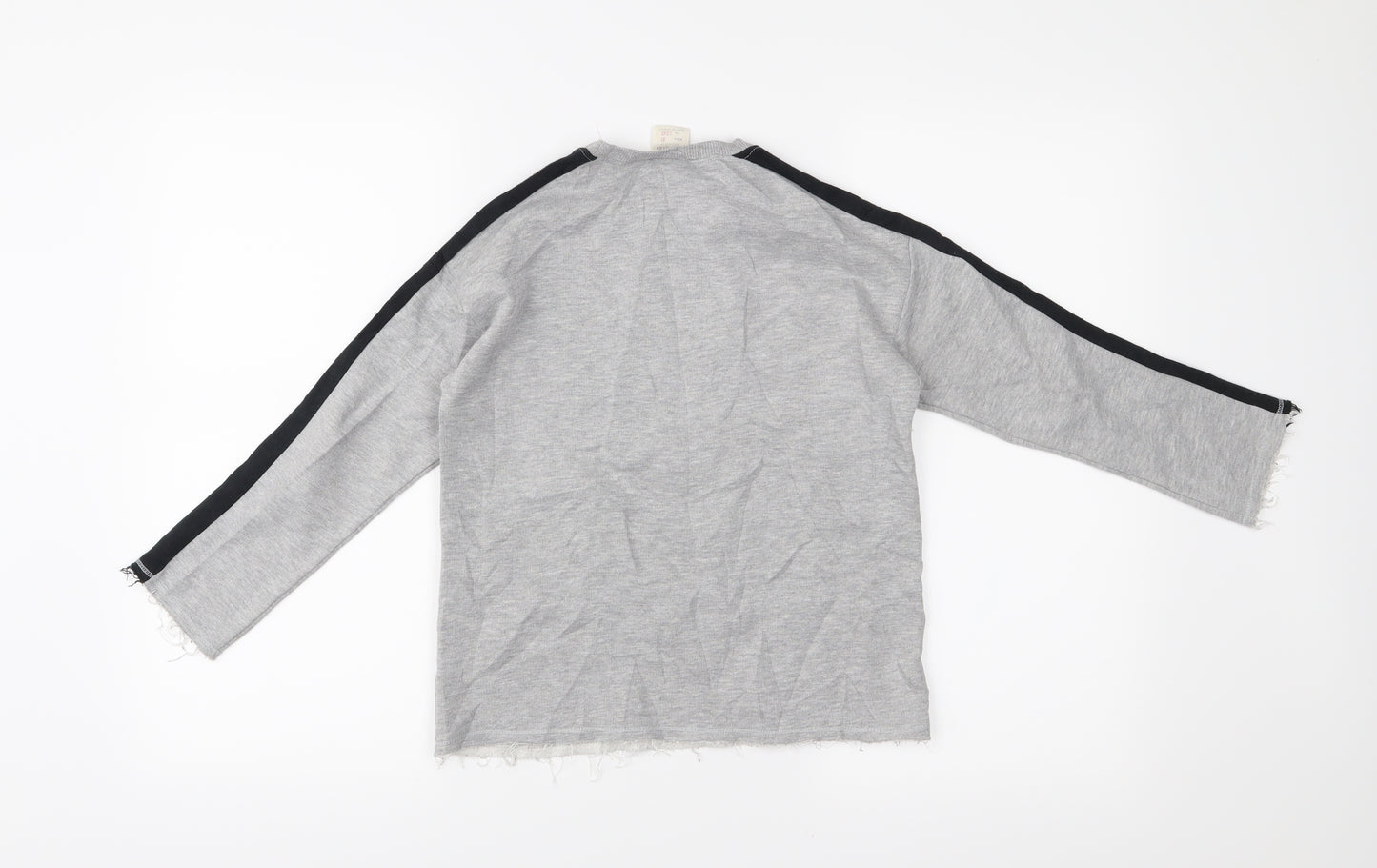 Zara Girls Grey   Pullover Jumper Size 8 Years
