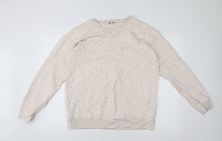 NEXT Womens White Pullover Jumper Size L