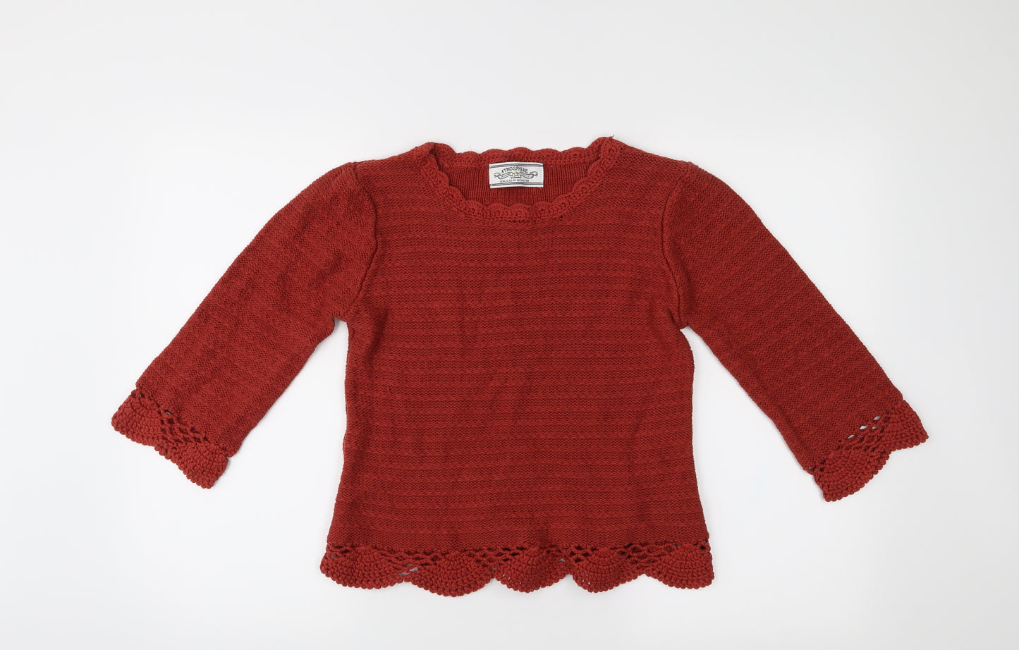 Atmosphere Womens Orange   Pullover Jumper Size 12