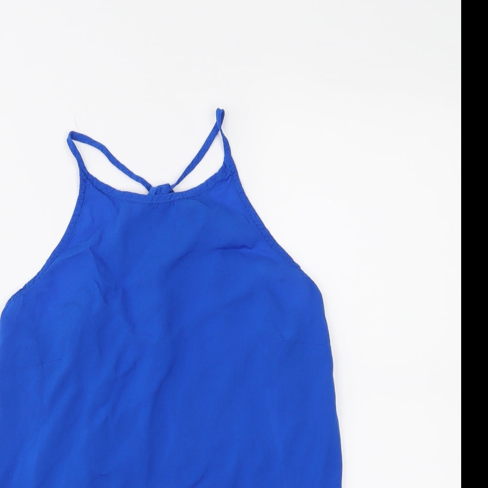 New Look Womens Blue   Camisole Tank Size 10