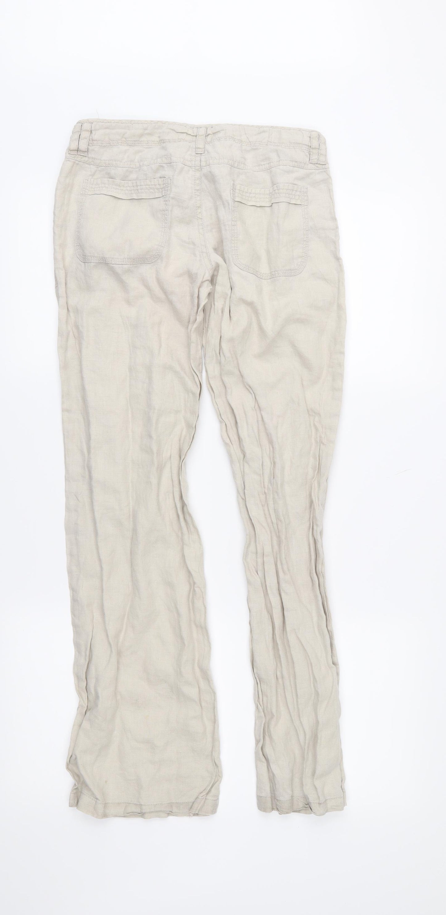 Miss Selfridge Womens Beige   Trousers  Size 8 L29 in