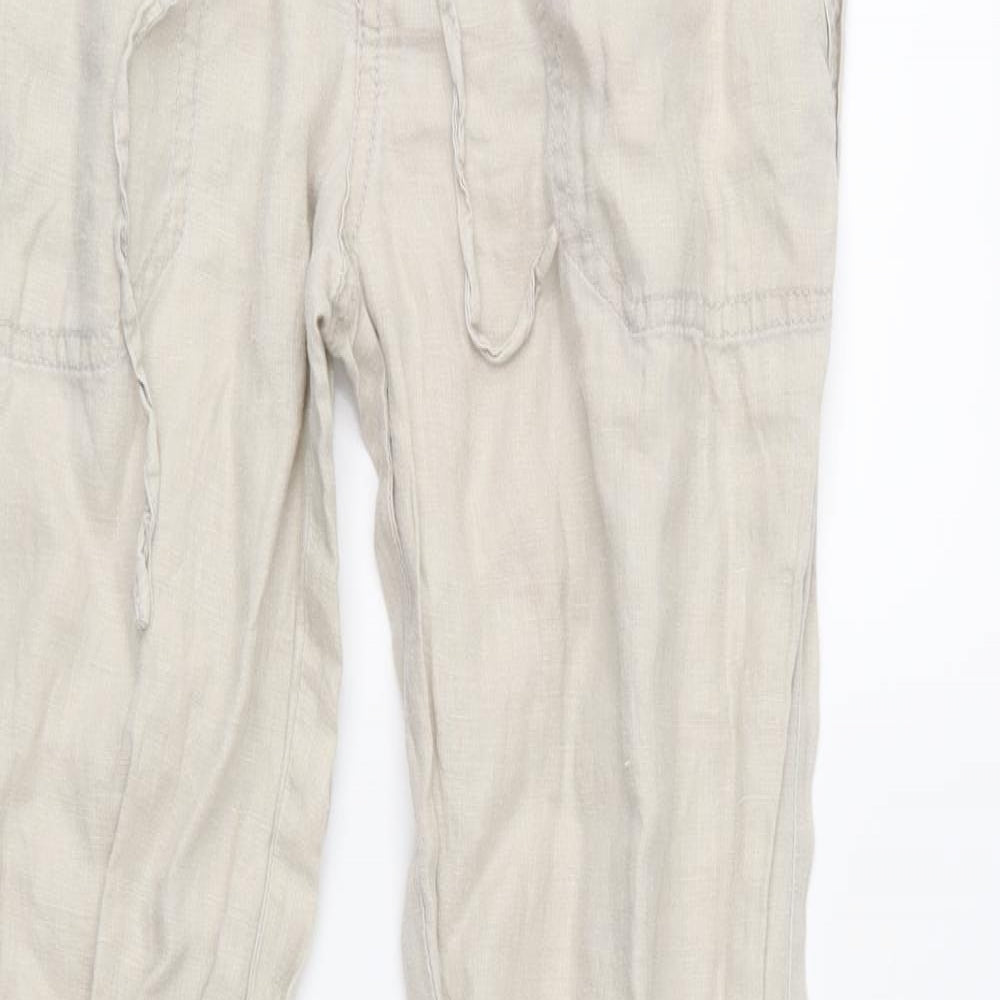 Miss Selfridge Womens Beige   Trousers  Size 8 L29 in