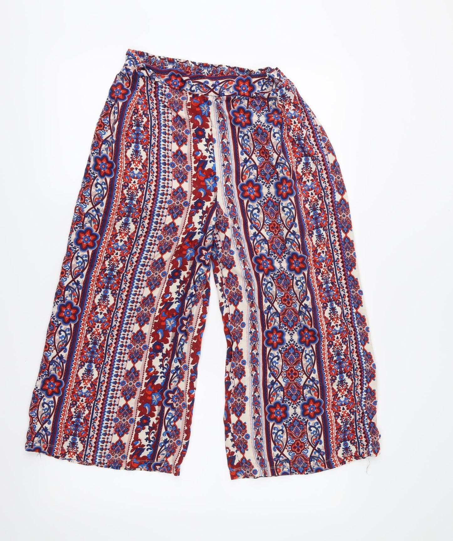 George Womens Red   Cropped Trousers Size 10 L20 in