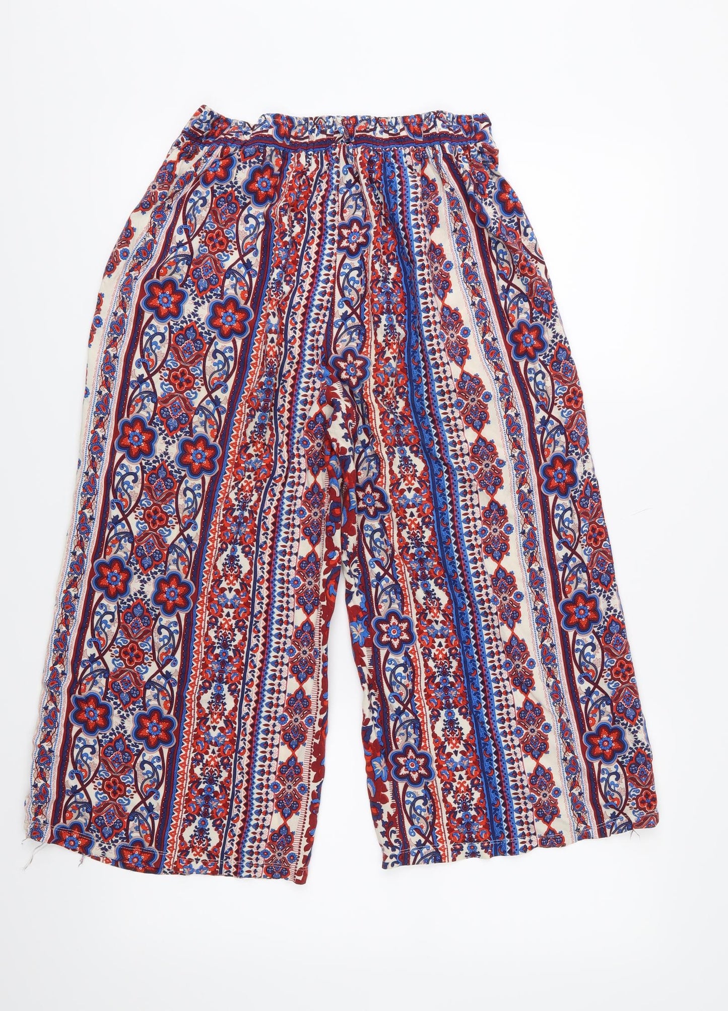 George Womens Red   Cropped Trousers Size 10 L20 in