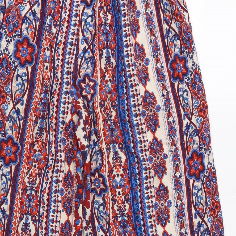 George Womens Red   Cropped Trousers Size 10 L20 in
