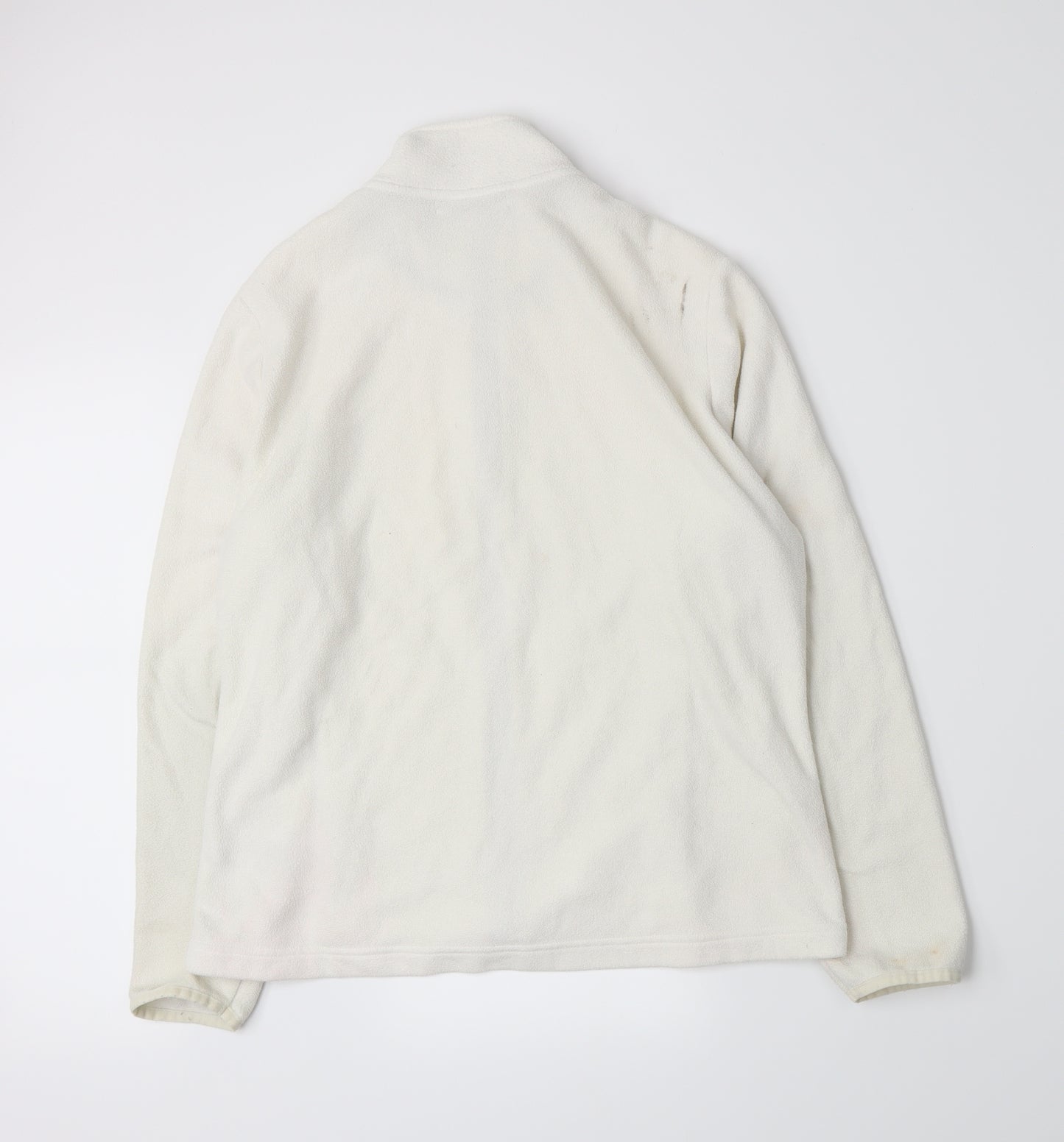 Marks and Spencer Womens White  Fleece Jacket  Size 14