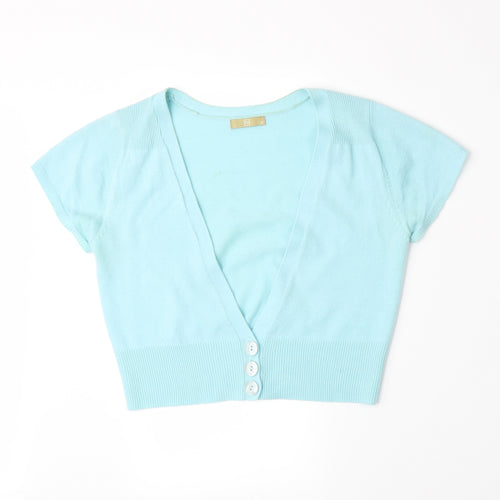 TU Womens Blue  Knit Cardigan Jumper Size 12