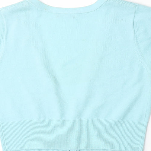 TU Womens Blue  Knit Cardigan Jumper Size 12