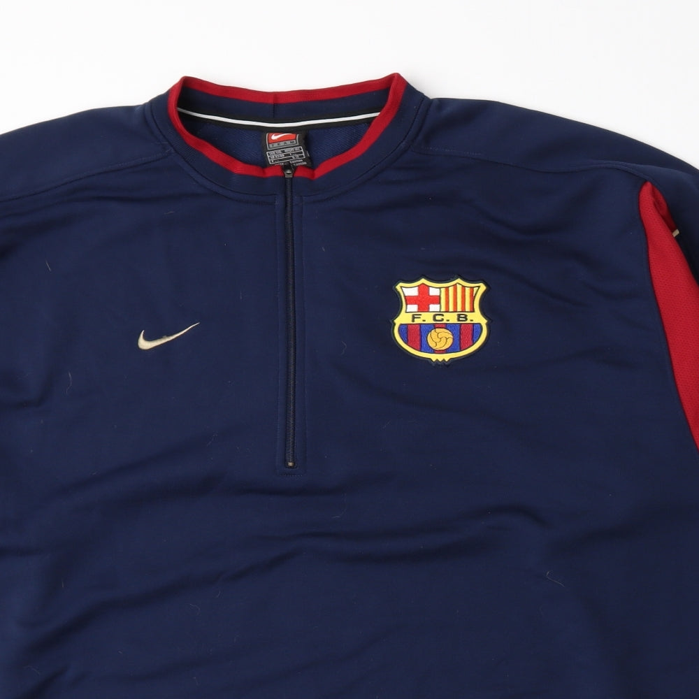 Nike Mens Blue   Jacket  Size 2XL  - FC Barcelona