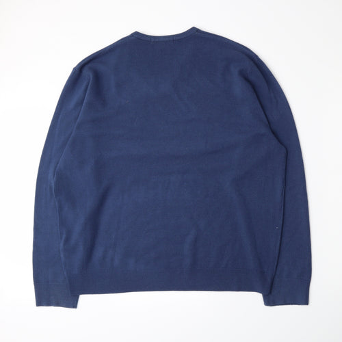 Marks and Spencer Womens Blue  Knit Pullover Jumper Size 2XL