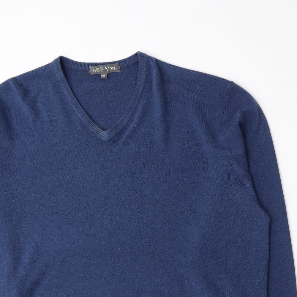 Marks and Spencer Womens Blue  Knit Pullover Jumper Size 2XL