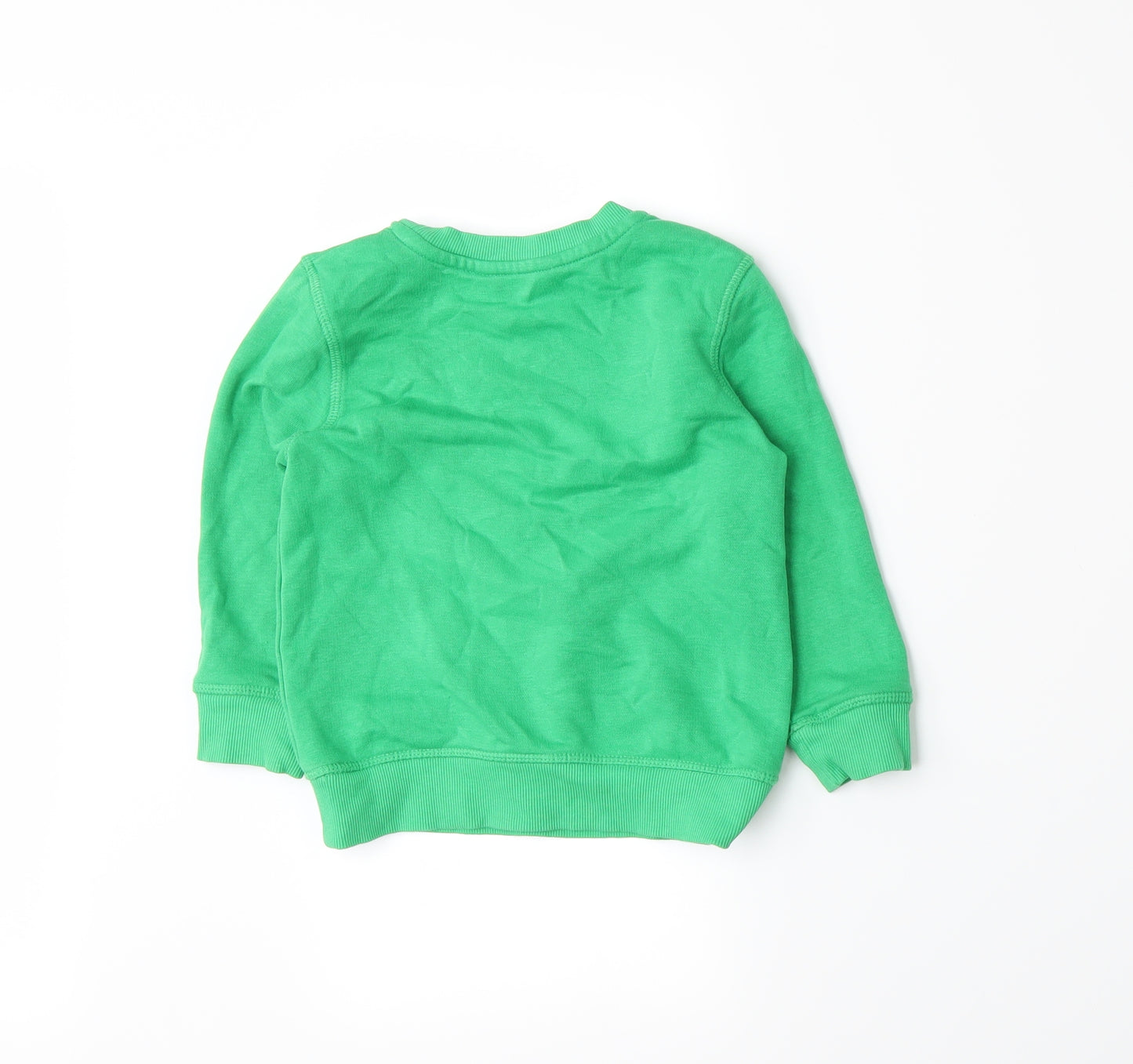 George Boys Green  Jersey Pullover Sweatshirt Size 2-3 Years