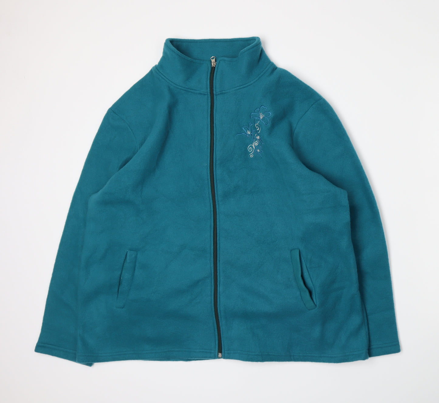 Anne De Lancay Womens Blue   Jacket  Size XL