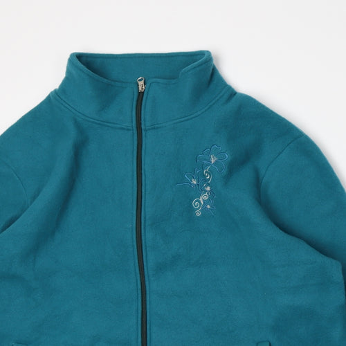 Anne De Lancay Womens Blue   Jacket  Size XL