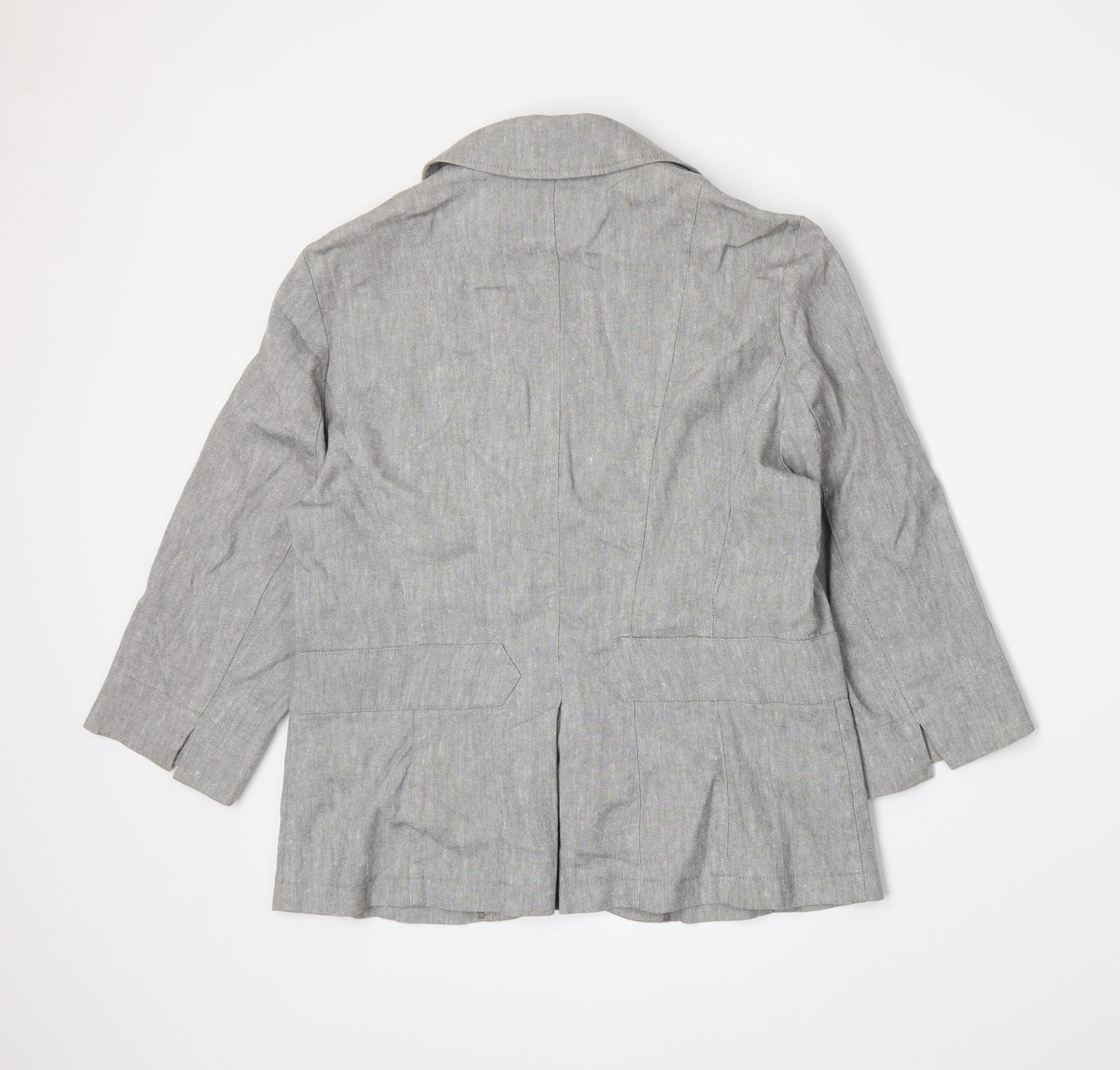 Per Una Womens Grey   Jacket Blazer Size 10